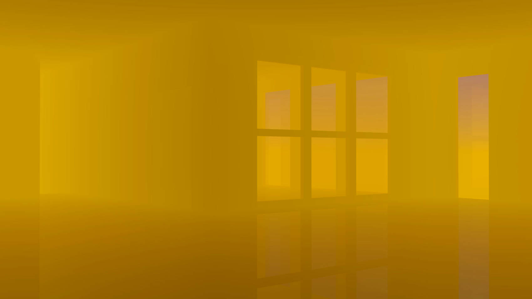 volume jaune architecture lumière