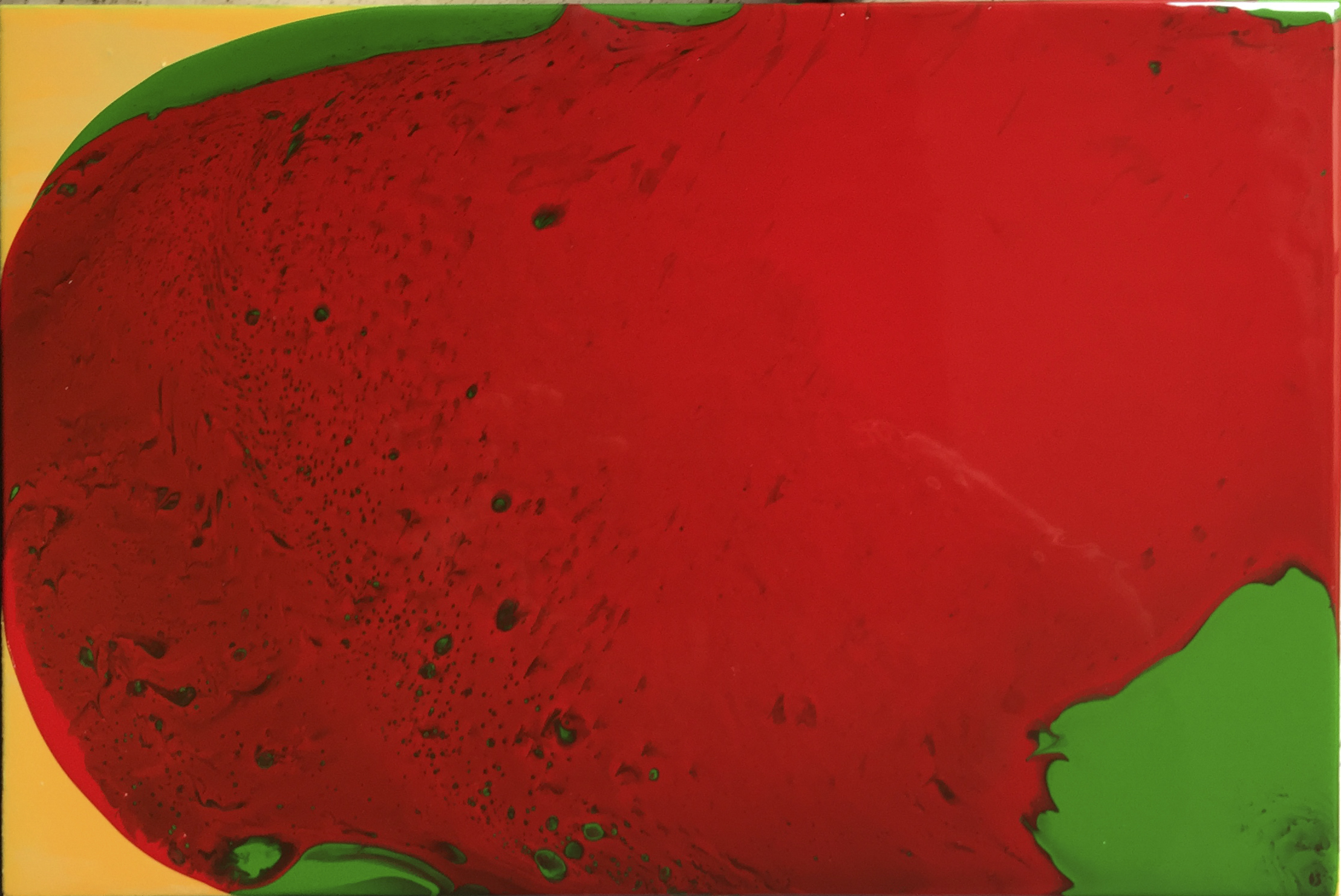 abstract red fluid organic